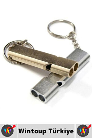 Kompakt Spor Köpek Eğitim Outdoor Kamp Deprem Acil Durum Yardım Yüksek Sesli SOS Düdük Anahtarlık