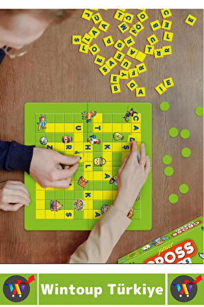 Eğlenceli Görsel Algı Düşünce Beceri Zihinsel Gelişim Okul Ev Aile Çocuk Eğitici Çapraz Kelime Oyunu