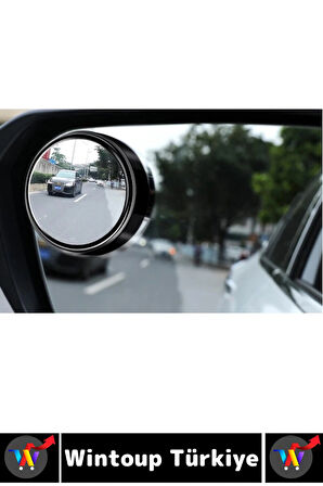 Tüm Araçlarla Uyumlu Kolay Montaj Görüş Güvenlik Artıran Oto Yan Ayna Ayarlanabilir Kör Nokta Aynası