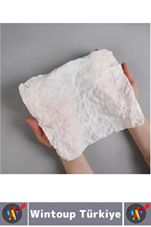 Gündelik Cep Çanta Boy Ofis Seyahat Hijyenik Tek Kullanım Suda Büyüyen Sıkıştırılmış Mendil 20 Adet