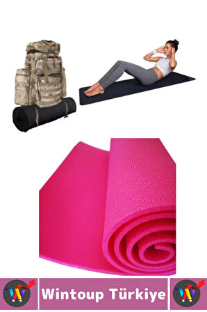 Taşıma Askılı Konforlu Su Geçirmez Kaymaz Pilates Aerobik Fitness Çadır Zemin Yer Minderi Kamp Matı