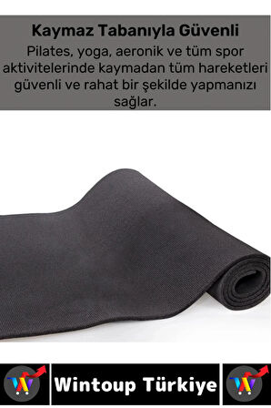 Taşıma Askılı Konforlu Su Geçirmez Kaymaz Pilates Aerobik Fitness Çadır Zemin Yer Minderi Kamp Matı