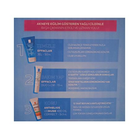 La Roche Effaclar Tanışma Kiti / Akneye Eğilimli Yağlı Ciltler İçin