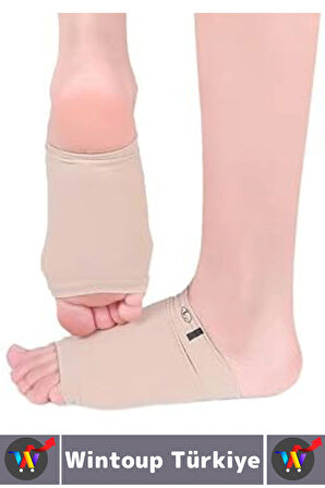 Gündelik Konforlu İçe Basma Düz Taban Etkili Önleyen Ağrı Azaltan Destekleyen Ayak Ark Destek Çorabı