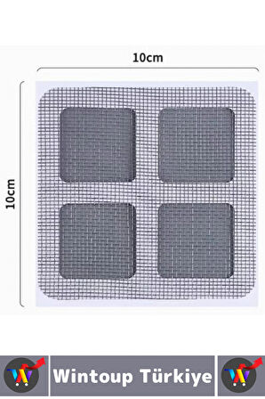 Kendinden Yapışkanlı Koku Önleyici Banyo Lavabo Gider Süzgeci Sineklik Onarım Tamir Kiti 50 Adet