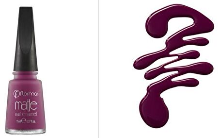 Flormar Matte Yüksek Pigmentli & Mat Bitişli Oje