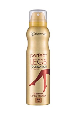 Ton Eşitleyici Bacak Fondöteni (SICAK ALT TON) - Perfect Legs Foundation - 003 Tan - 8690604200696