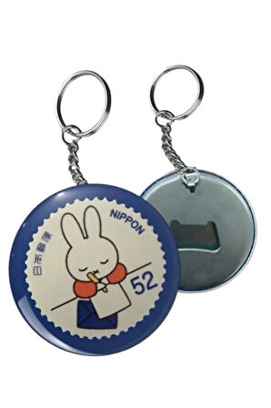 Japon Cute Japanese Tavşan Temalı Y2K Soft  Temalı Açacaklı Anahtarlık