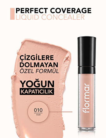 Perfect Coverage Hafif Yapılı & Yarı Mat Bitişli Likit Kapatıcı