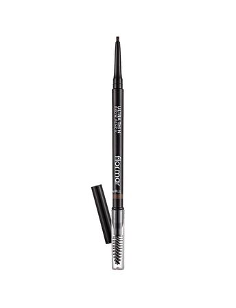 Kaş Kalemi & Fırçası - Ultra Thin Brow Pencil - 002 Light Brown - 8690604572113