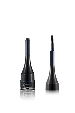 Özel Fırça Başlıklı Yoğun Pigmentli Mat Jel Eyeliner-gel Eyeliner-001 Gel Black-8690604591879