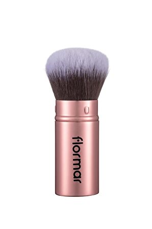 Pratik Ve Hijyenik Kapaklı Kabuki Fırça - Portable Brush - 003 - 8690604597680