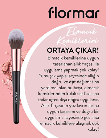 Gkcx Uçlu Silindir Allık Fırçası - Blusher Brush - 004 - 8690604597697 New Desng 1017785