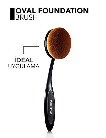 Tsrmx Eğimli Fondöten Fırçası - Oval Foundation Brush - 039 - 8690604598496 Star Collection 997