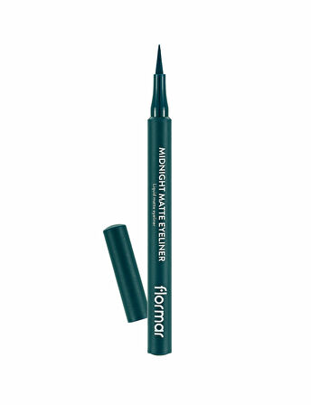 Mat Likit Kalem Eyeliner (YEŞİL) - Midnight Matte Eyeliner - 004 Green - 8690604641673