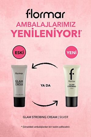 Aydınlatıcı Makyaj Bazı (GÜMÜŞ) - Glam Strobing Cream - 001 Silver - 8690604645909