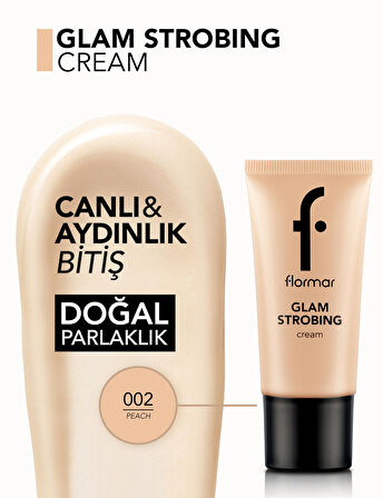 Aydınlatıcı Makyaj Bazı (şeftali) - Glam Strobing Cream - 002 Peach - 8690604645916