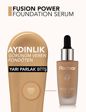 Fusion Power Hafif Yapılı & Yarı Parlak Bitişli SPF20 Serum Fondöten