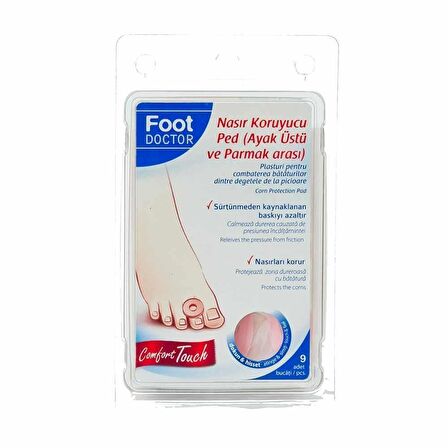 Foot Doctor Nasır Koruyucu Ped Ayak Üstü Ve Parmak Arası 9 Lu