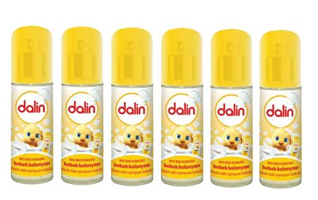 Dalin 6'lı Sprey Bebek Kolonyası Bıcı Bıcı Kokusu 150 ml