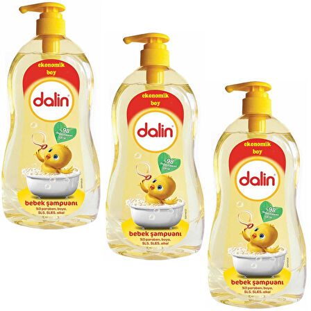 Dalin Bebek Şampuanı 900 ml 3 ADET