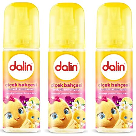 Dalin Çiçek Bahçesi Bebek Kolonyası 150 ml 3 ADET