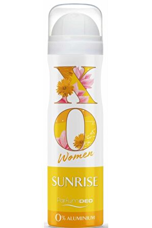 Xo Sunrise Pudrasız Kadın Sprey Deodorant 150 ml