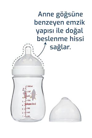  Bebedor Tritan Biberon 240 ml +6 Ay