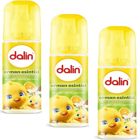 Dalin Orman Esintisi Bebek Kolonyası 100 ml 3 ADET