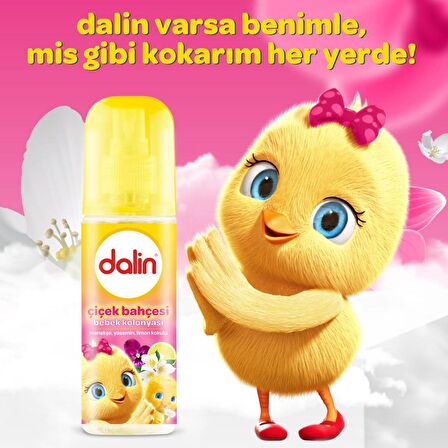 Dalin Çiçek Bahçesi Bebek Kolonyası 100 ml 3 ADET