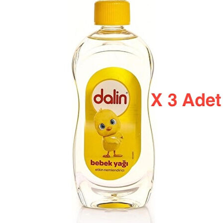 Dalin Bebek Yağı 200Ml x 3 Adet