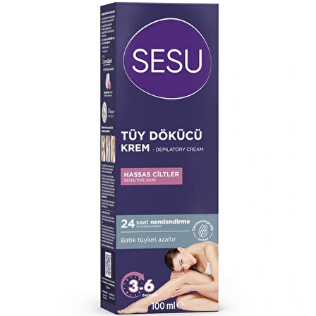 Sesu Tüy Dökücü Krem Hassas Ciltler 100 ml