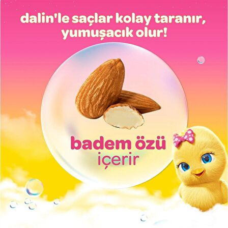 Dalin Kolay Tarama Göz Yakmayan Çiçek Özlü Yenidoğan Uyumlu Saç ve Vücut Şampuanı 700 ml