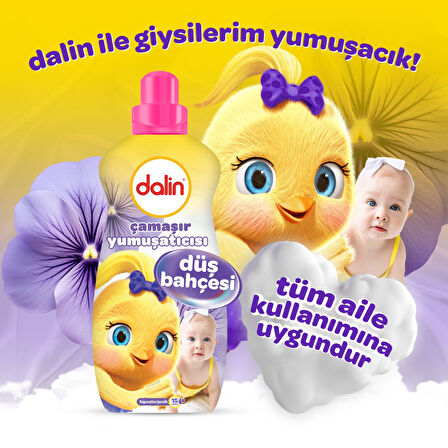 Dalin Çamaşır Yumuşatıcı Konsantre 1500ML Düş Bahçesi (Bebeklere Özel)