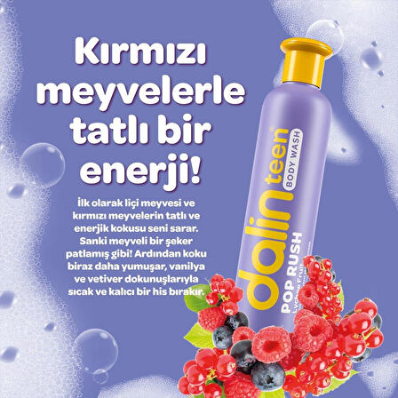 Dalin Teen Pop Rush Duş Jeli 190 ml