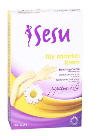 Sesu Tüy Sarartıcı Krem 70 G+35 G