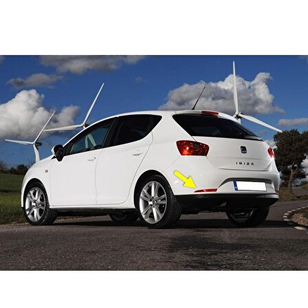 Seat İbiza HB 2009-2012 Arka Tampon Sol Alt Reflektörü 6J4945105