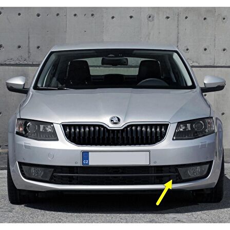 Skoda Octavia 3 A7 2013-2017 Ön Tampon Sol Sis Farı Kapağı 5E0807681