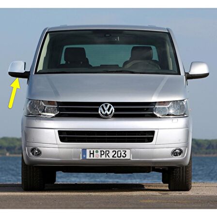 VW Caravelle 2010-2015 Sağ Yan Dış Ayna Alt Kapağı Siyah 7E1857604B