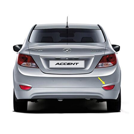 Hyundai Accent Blue 2011-2018 Arka Tampon Sağ Reflektörü 924061R000
