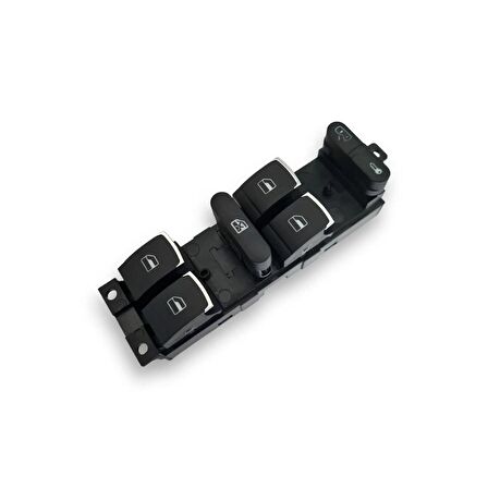 VW Passat B5 1997-2000 Sol Ön Kapı Cam Düğmesi Kromlu 1J4959857B