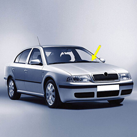 Skoda Octavia A4 2001-2009 Ön Cam Sol Silecek Kolu 1U1955409