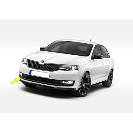 Skoda Rapid 2017-2020 Ön Sağ Sis Farı Çerçevesi Kromsuz 5JA807682A