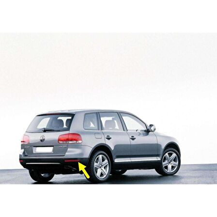 VW Touareg 2003-2007 Sağ Arka Tampon Reflektörü Kedi Gözü 7L6945106A