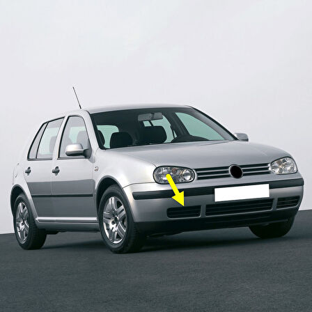 VW Golf 4 1998-2004 Ön Tampon Sağ Sis Kapağı Izgarası 1J0853666E