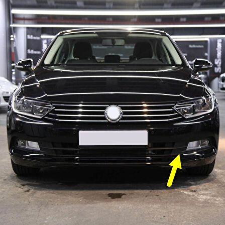 VW Passat B8 2015-2019 Ön Sol Sis Farı Çerçevesi Kromsuz 3G0854661