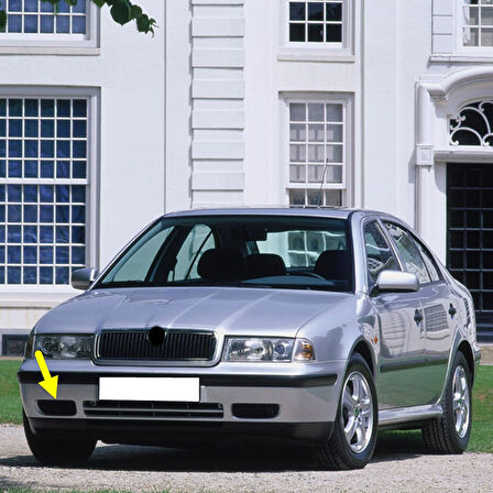 Skoda Octavia A4 1997-2000 Ön Tampon Sağ Kapak Izgarası 1U0807368