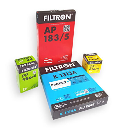 VW Polo 2015-2017 1.4 Dizel CUS Motor Filtron Filtre Seti Takımı