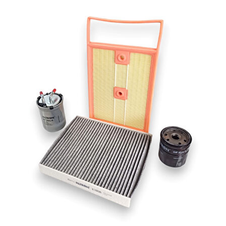 VW Polo 2015-2017 1.4 Dizel CUS Motor Filtron Filtre Seti Takımı