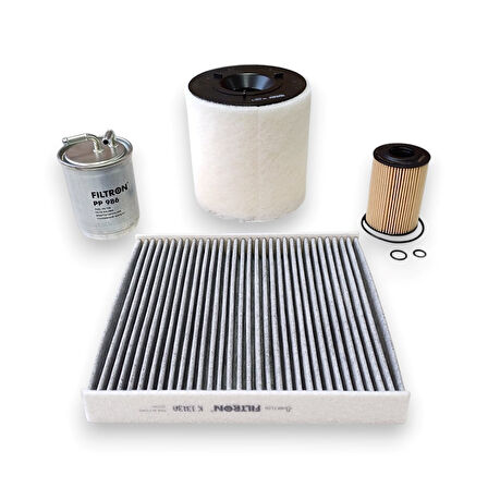 VW Polo 2010-2014 1.6 Dizel CAY Motor Filtron Filtre Seti